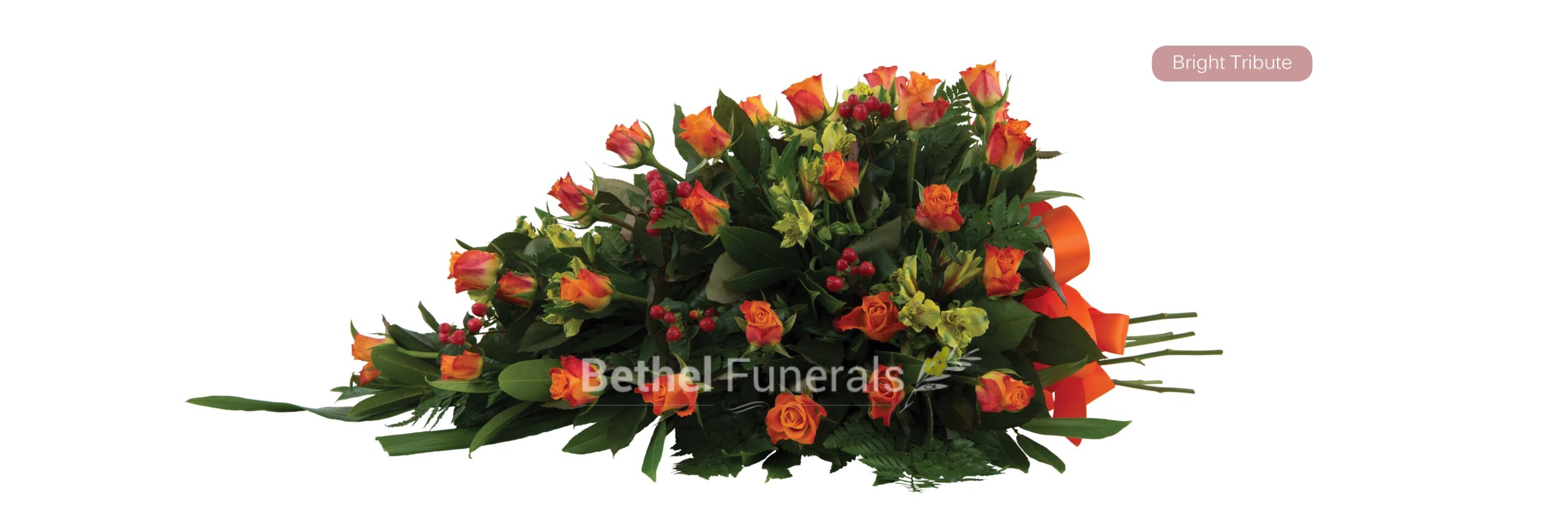 bright tribute funeral flowers