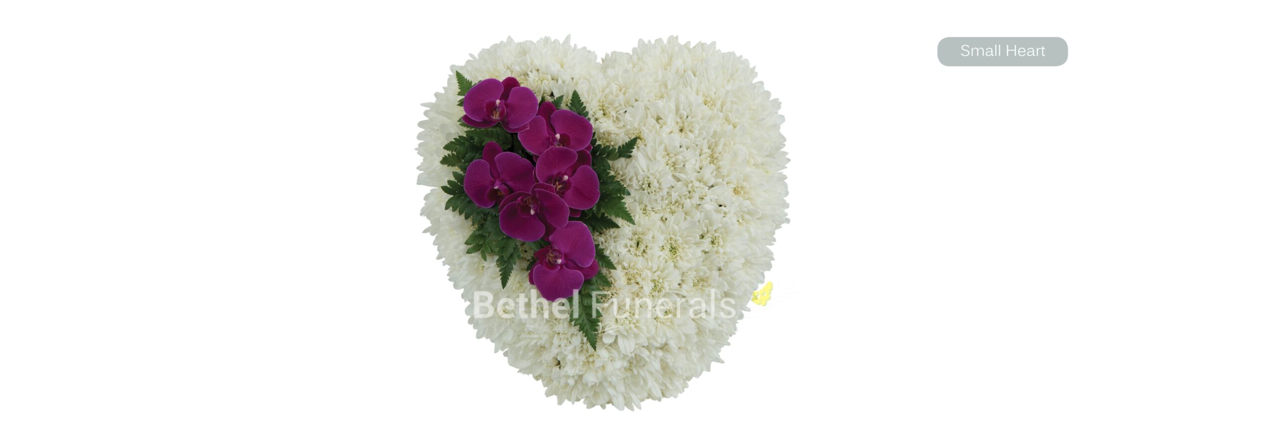 Small Heart funeral flowers